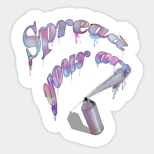 Spread your Art Sticker